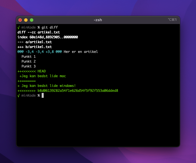 Git diff