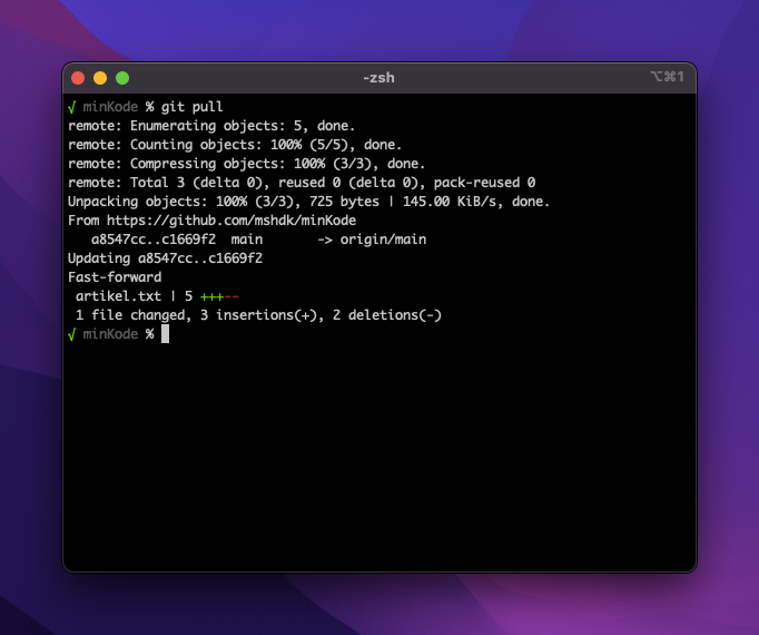 Git pull