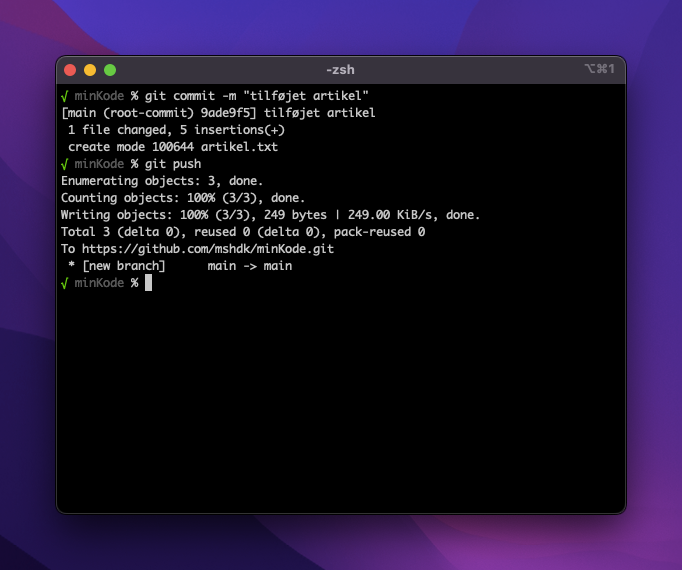 git push