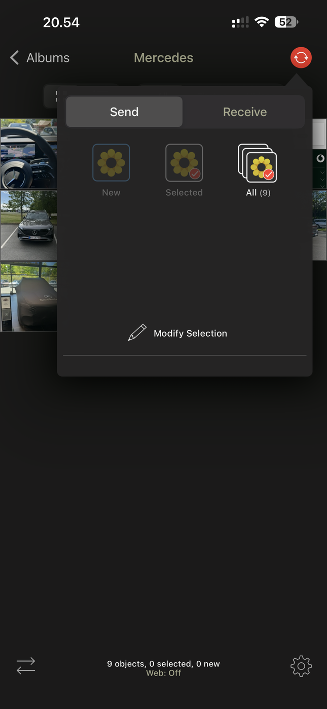 PhotoSync SMB setup